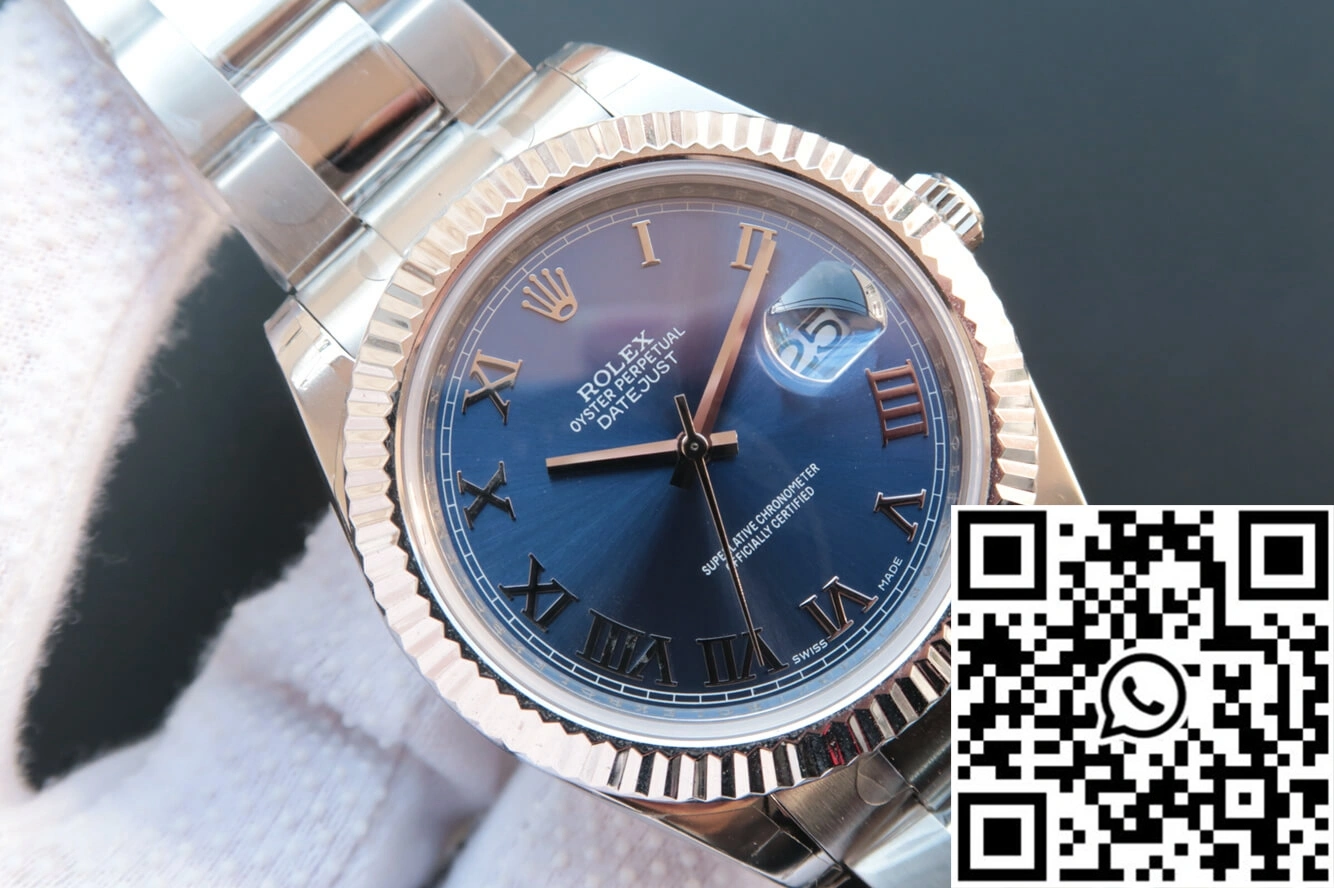 Rolex Datejust 116334 EW Factory Blue Dial