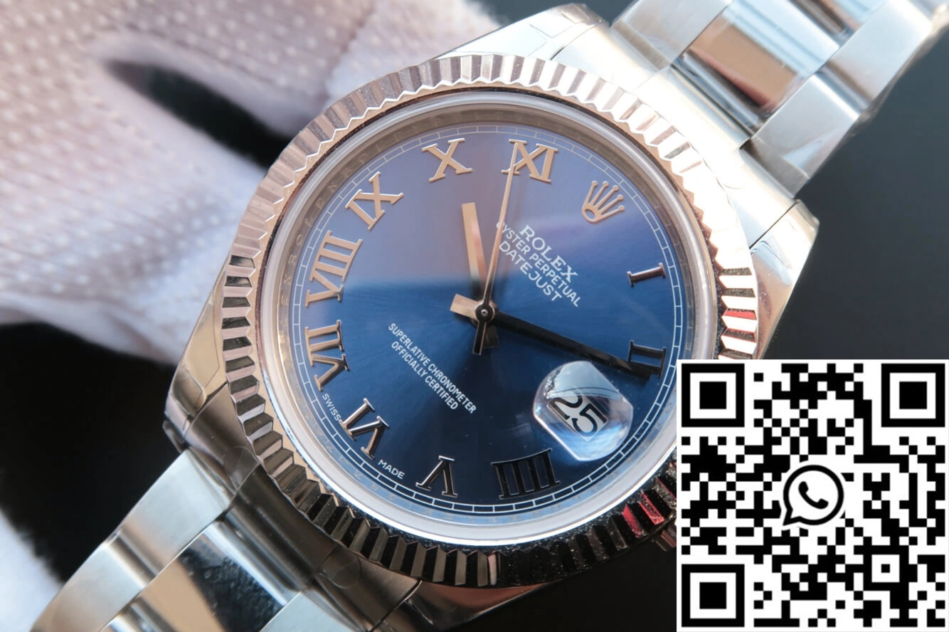 Rolex Datejust 116334 EW Factory Blue Dial