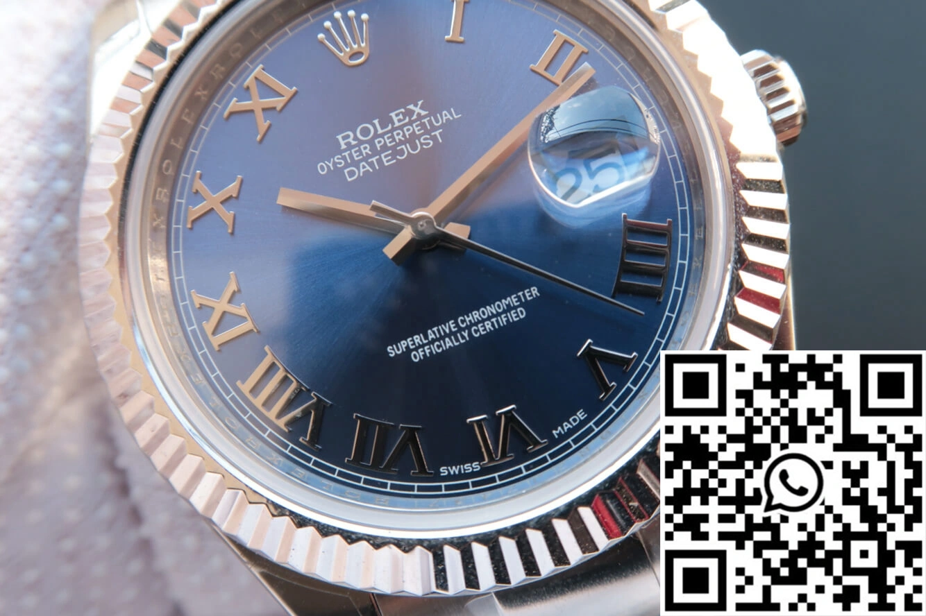 Rolex Datejust 116334 EW Factory Blue Dial