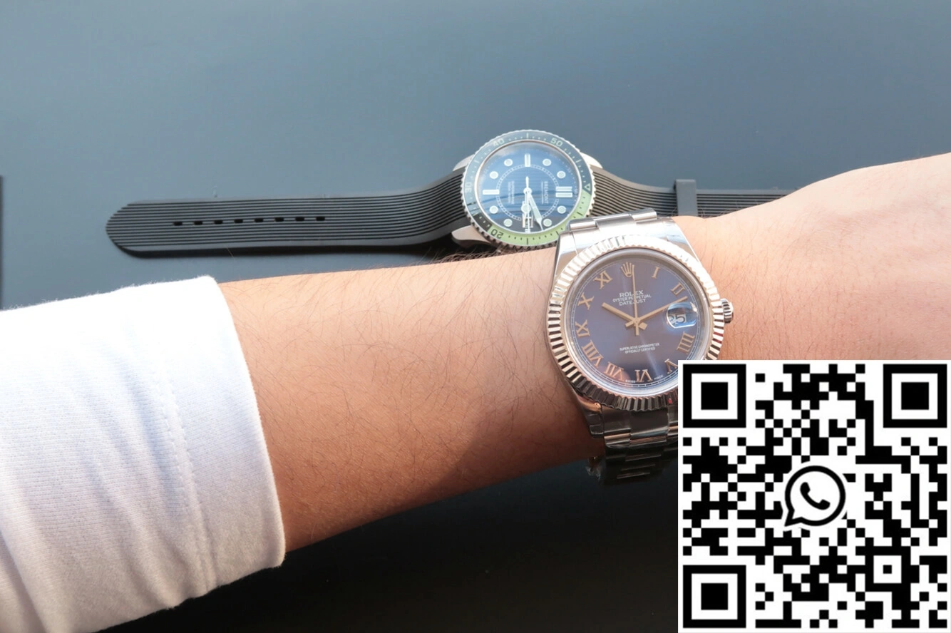 Rolex Datejust 116334 EW Factory Blue Dial