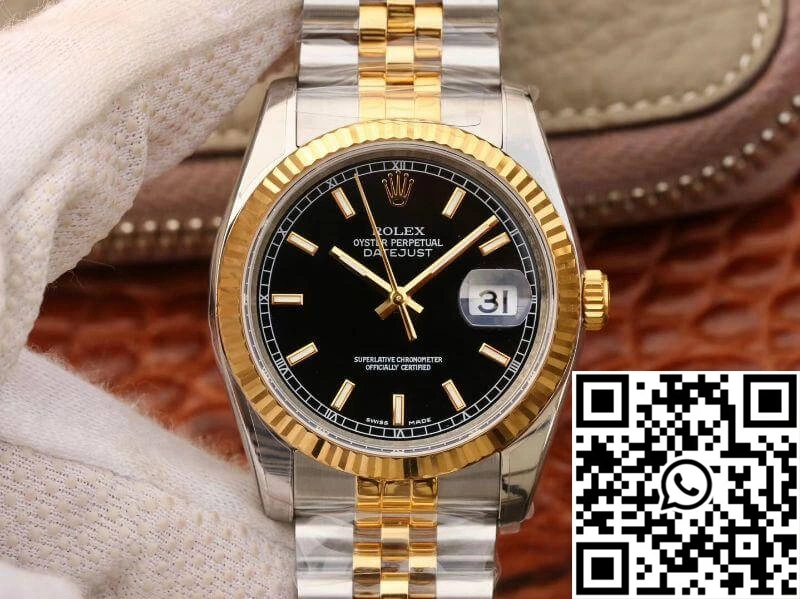 Rolex Datejust 126233 36mm AR Factory Black Dial