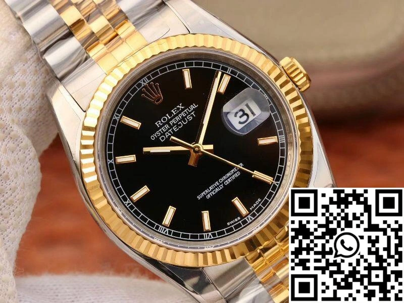 Rolex Datejust 126233 36mm AR Factory Black Dial