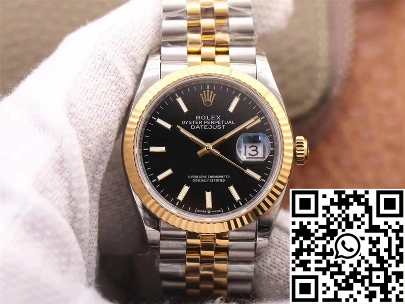 Rolex Datejust 126233 EW Factory Black Dial