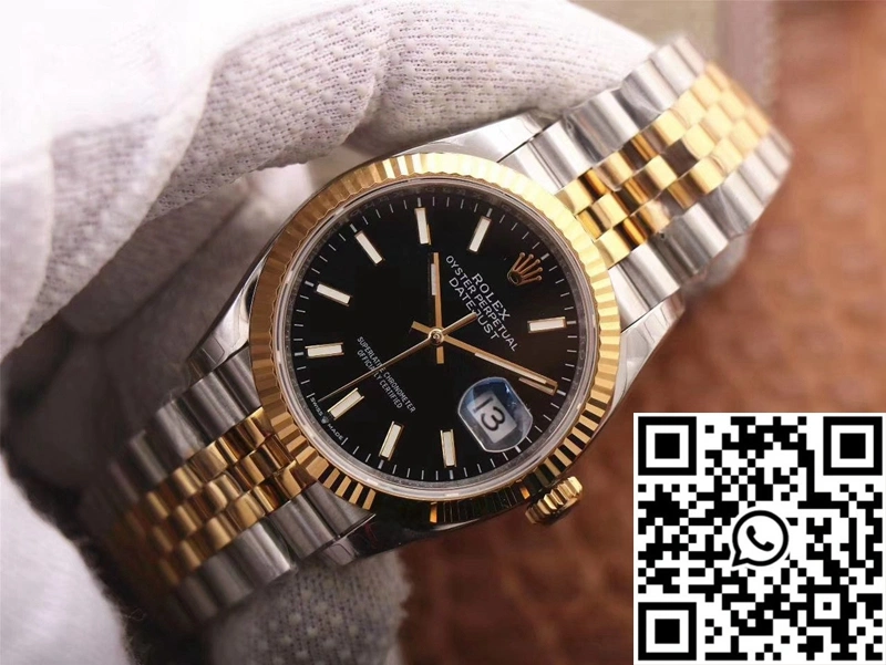 Rolex Datejust 126233 EW Factory Black Dial