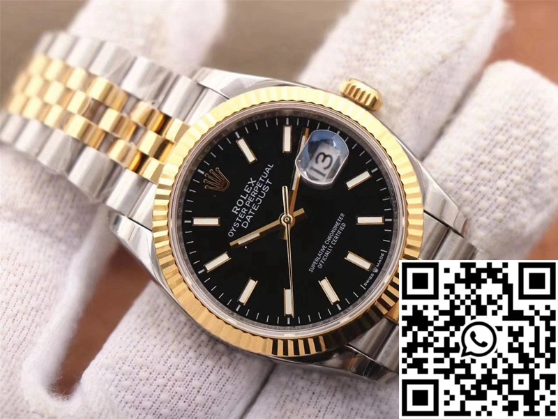 Rolex Datejust 126233 EW Factory Black Dial