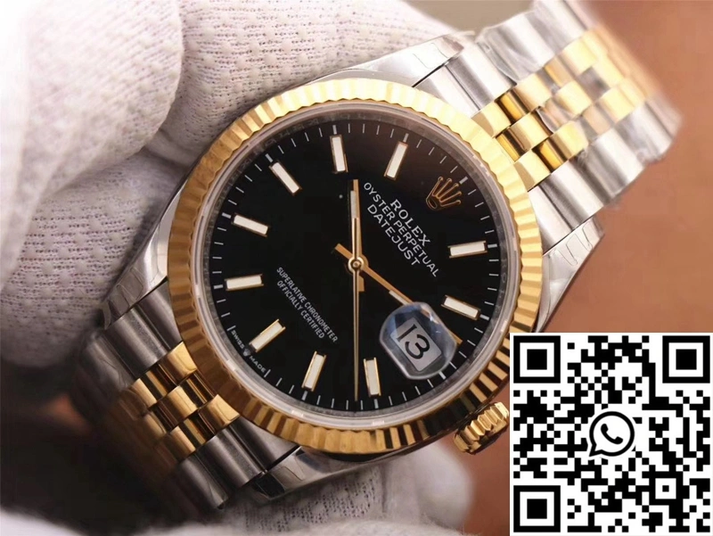 Rolex Datejust 126233 EW Factory Black Dial