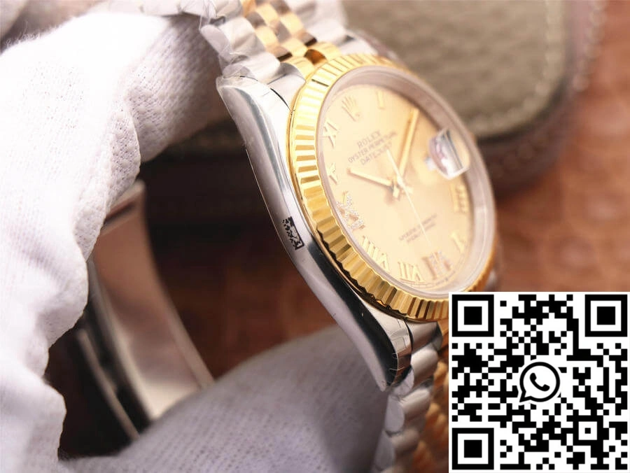Rolex Datejust 126233 EW Factory Diamond Gold Dial