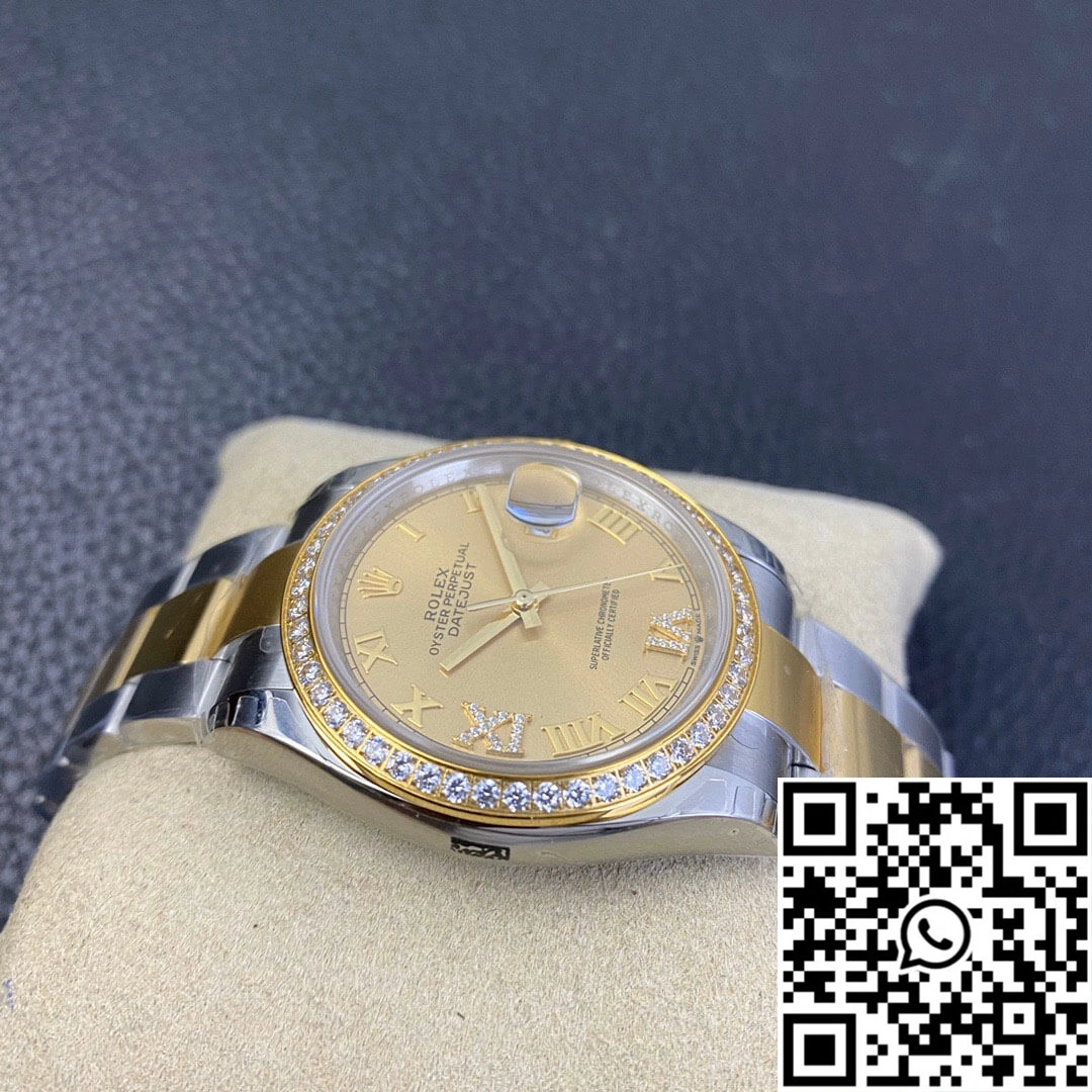 Rolex Datejust 126283 EW Factory Diamond Gold Dial