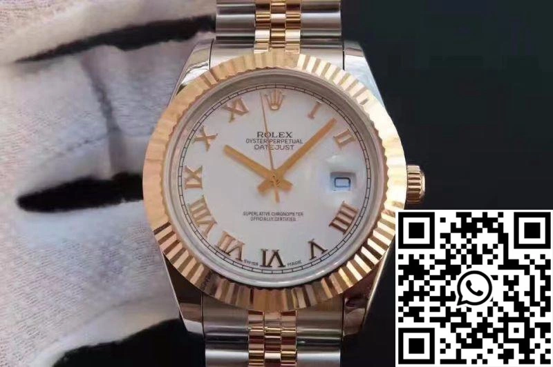 Rolex Datejust 126333-006 41mm White Rhodium Dial