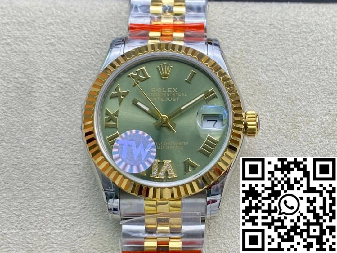 Rolex Datejust 178273 31MM TW Factory Green Dial