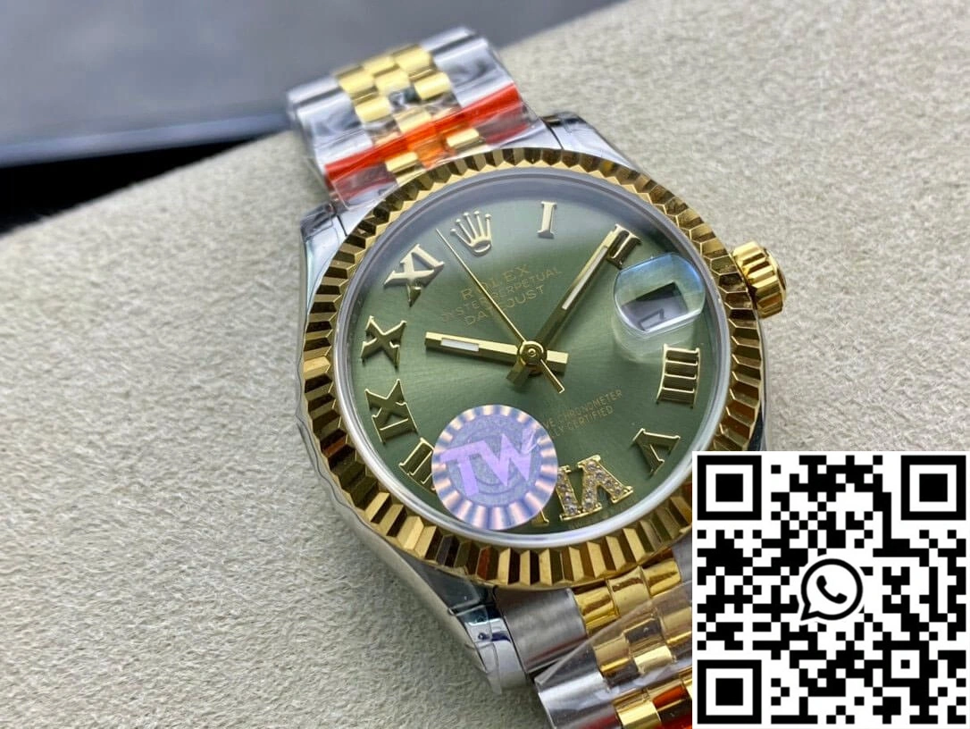 Rolex Datejust 178273 31MM TW Factory Green Dial