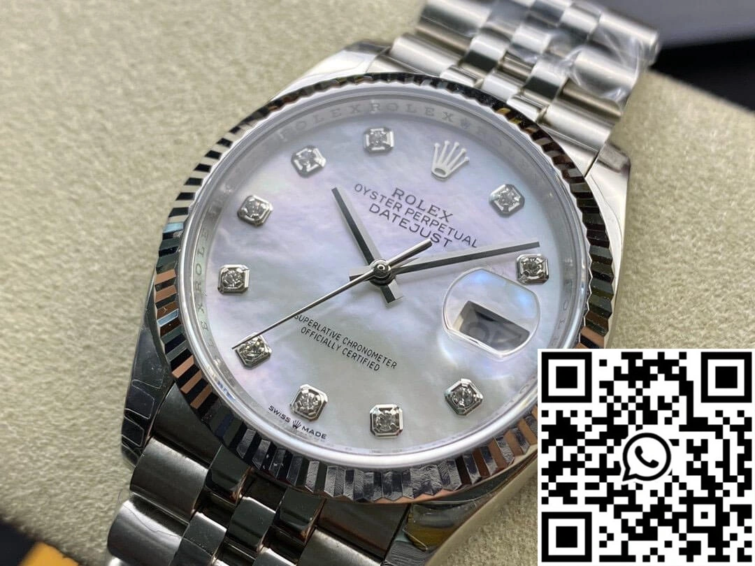 Rolex Datejust 178384-NG-63160 31MM EW Factory Fritillary Dial