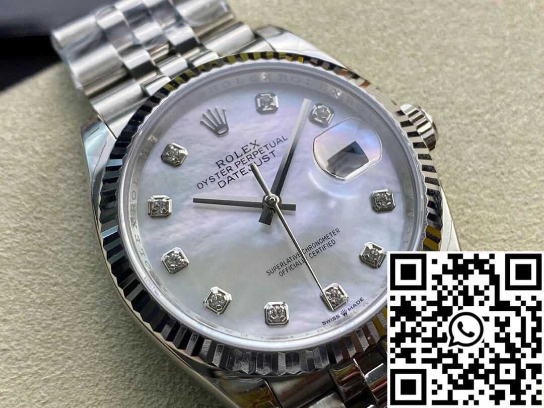 Rolex Datejust 178384-NG-63160 31MM EW Factory Fritillary Dial