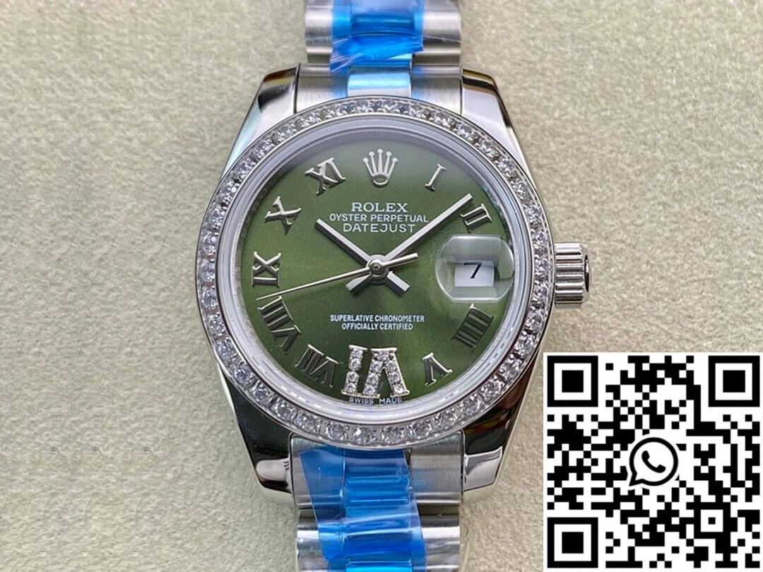 Rolex Datejust 28MM BP Factory Diamond-set Green Dial