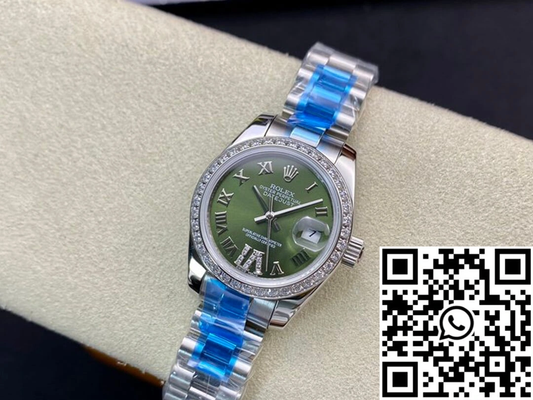 Rolex Datejust 28MM BP Factory Diamond-set Green Dial