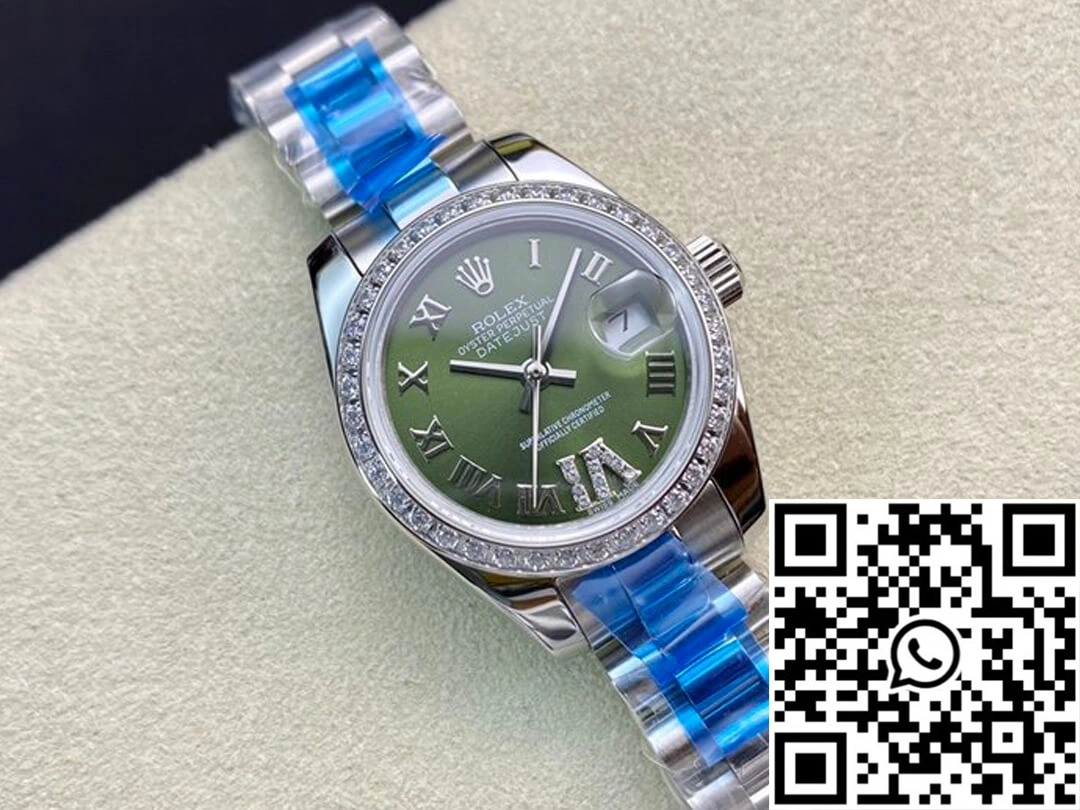 Rolex Datejust 28MM BP Factory Diamond-set Green Dial