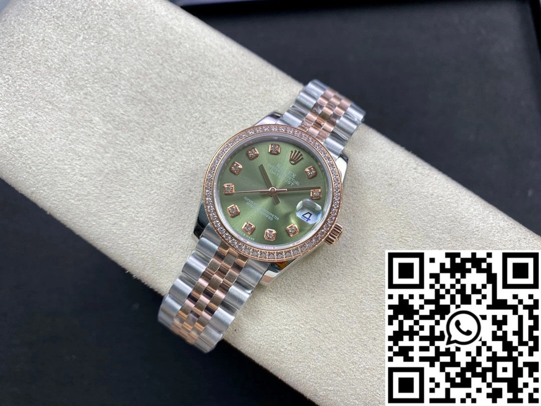 Rolex Datejust 31MM EW Factory Diamond-set Green Dial