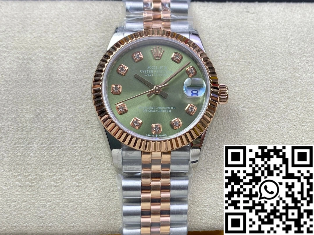 Rolex Datejust 31MM EW Factory Green Dial