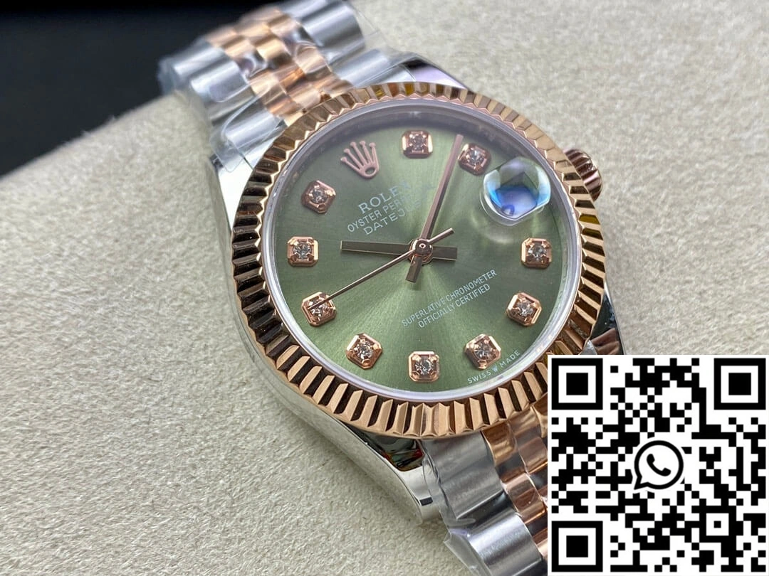 Rolex Datejust 31MM EW Factory Green Dial