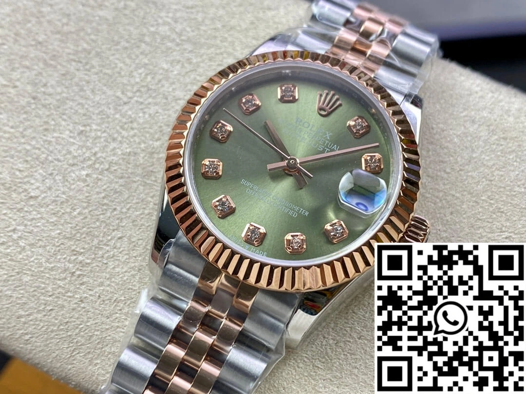 Rolex Datejust 31MM EW Factory Green Dial
