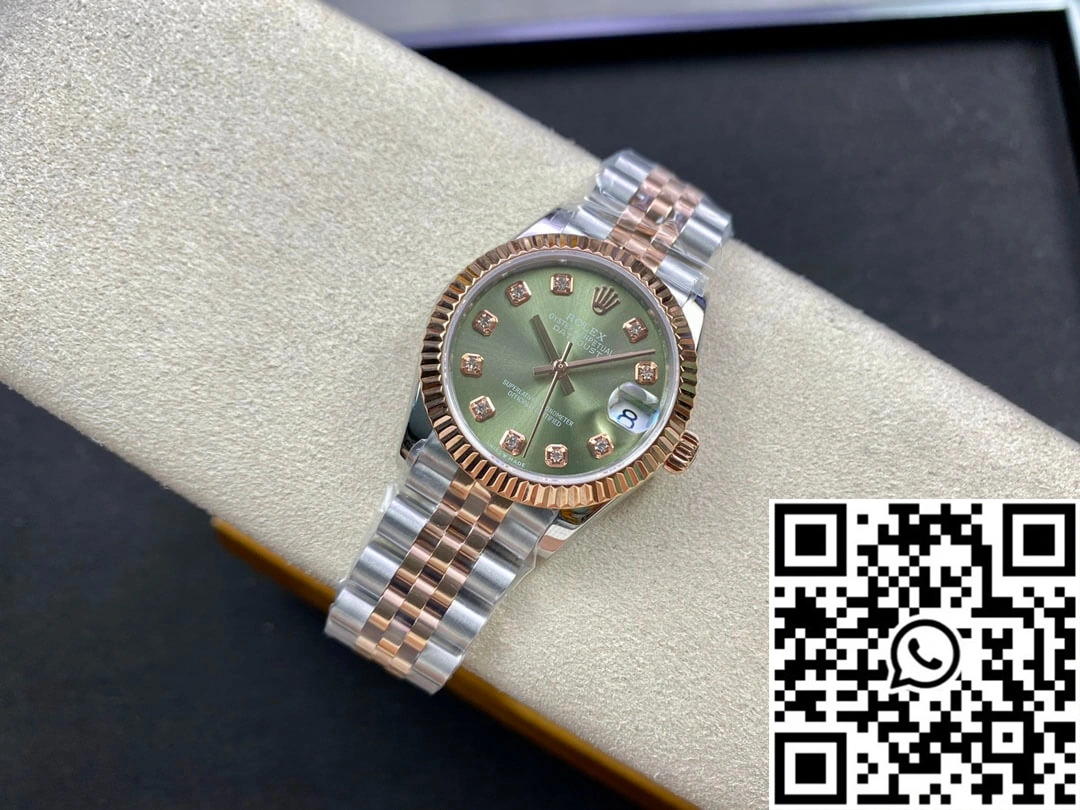 Rolex Datejust 31MM EW Factory Green Dial