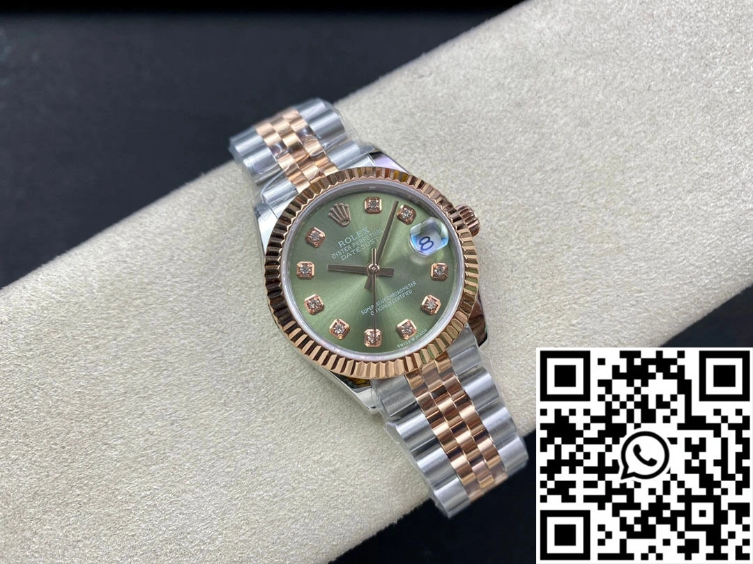 Rolex Datejust 31MM EW Factory Green Dial