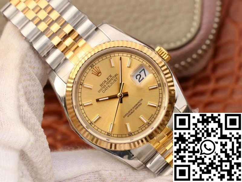 Rolex Datejust 36MM 116233 AR Factory V2 Champagne Dial