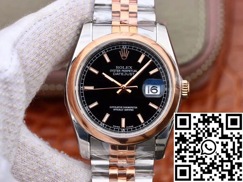 Rolex Datejust 36MM 126201 AR Factory Black Dial