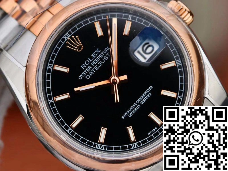 Rolex Datejust 36MM 126201 AR Factory Black Dial