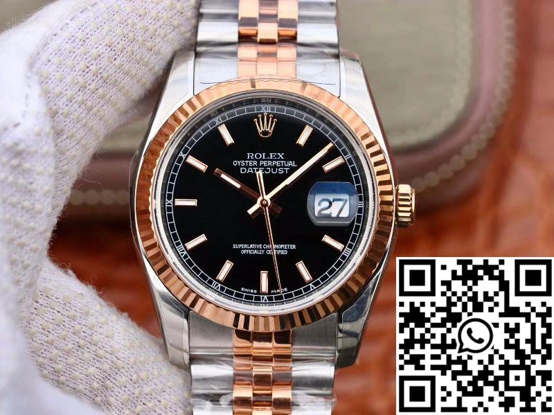 Rolex Datejust 36MM 126231 AR Factory Black Dial