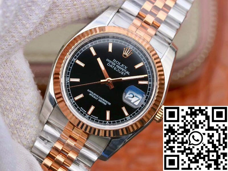 Rolex Datejust 36MM 126231 AR Factory Black Dial