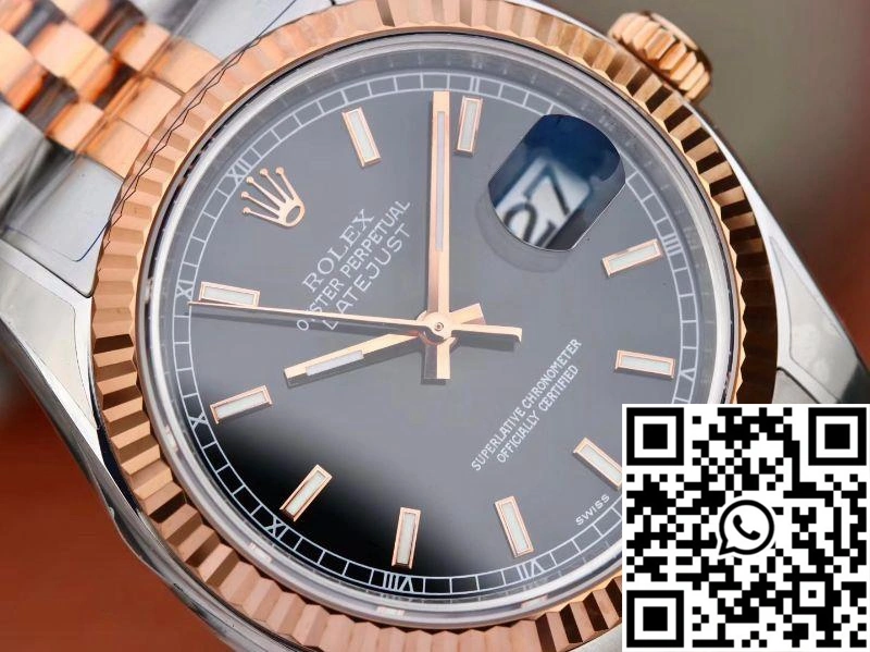 Rolex Datejust 36MM 126231 AR Factory Black Dial