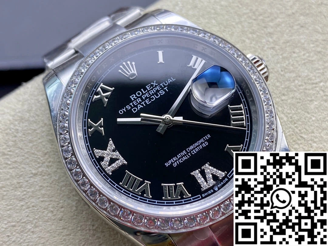 Rolex Datejust 36MM EW Factory Diamond-set Bezel