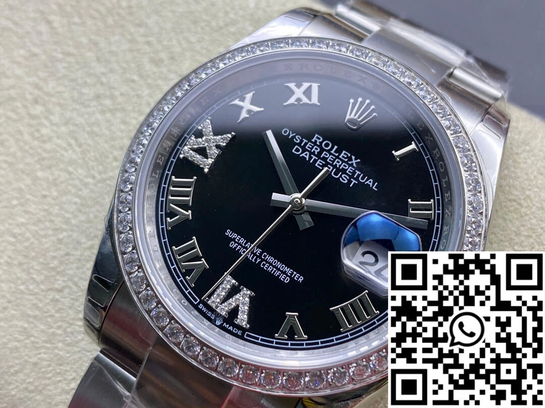 Rolex Datejust 36MM EW Factory Diamond-set Bezel