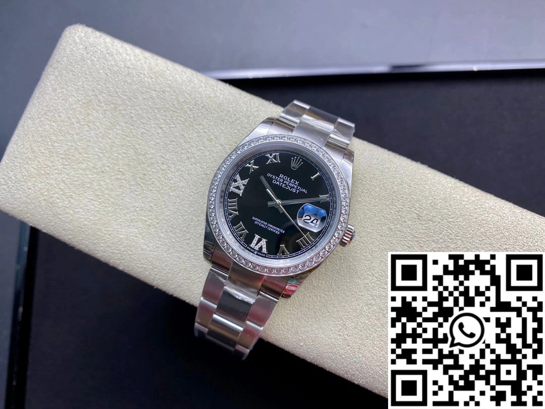 Rolex Datejust 36MM EW Factory Diamond-set Bezel