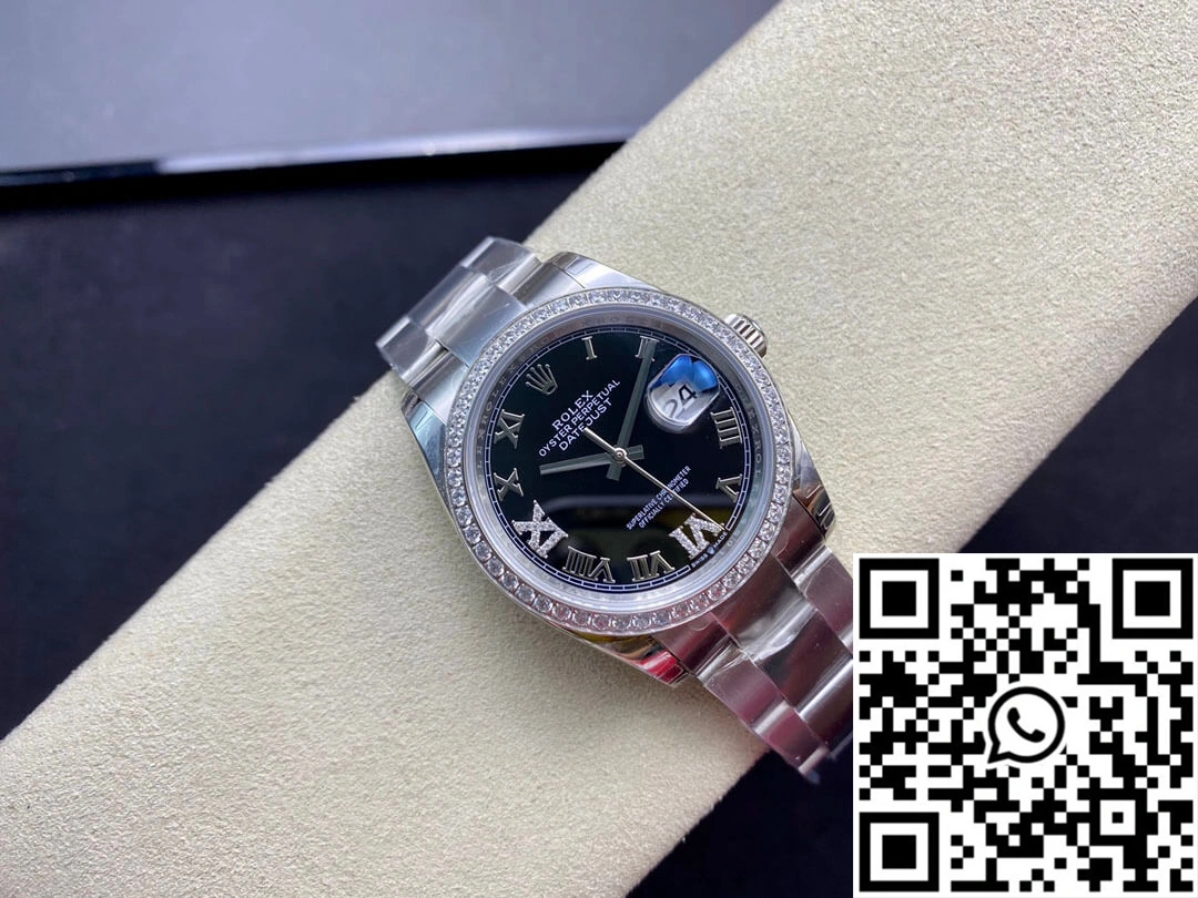 Rolex Datejust 36MM EW Factory Diamond-set Bezel