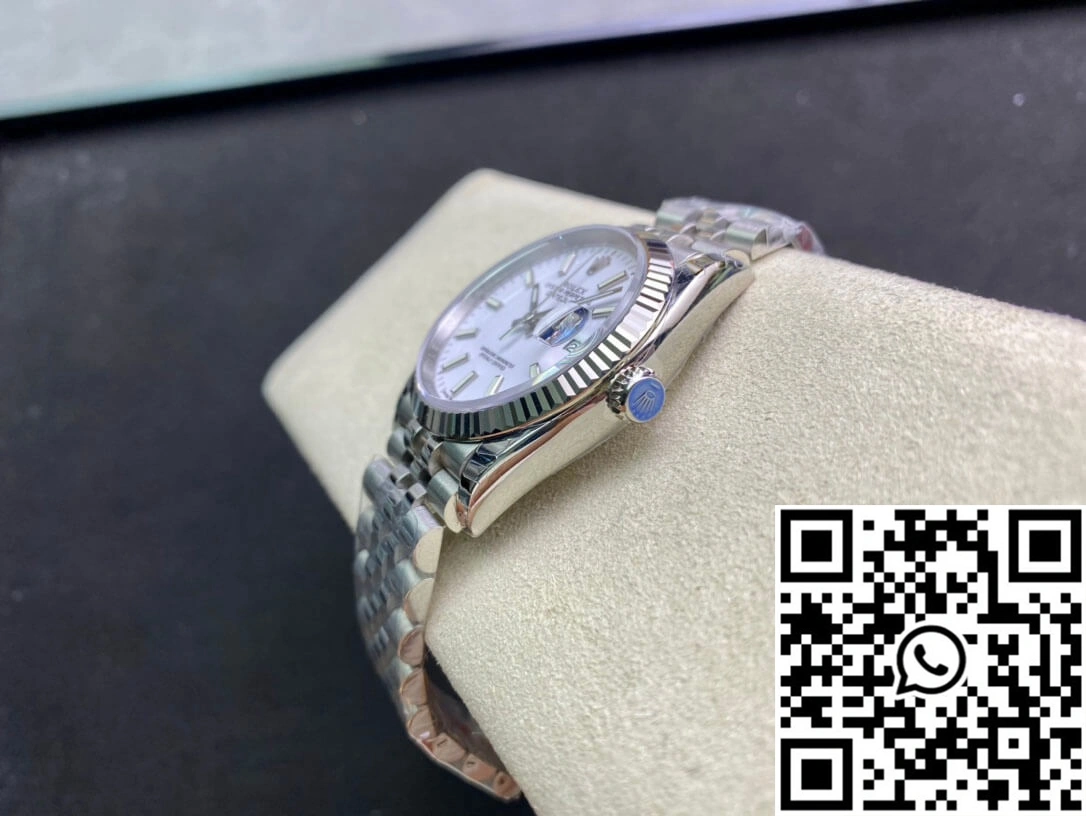 Rolex Datejust 36MM EW Factory Stainless Steel White Dial