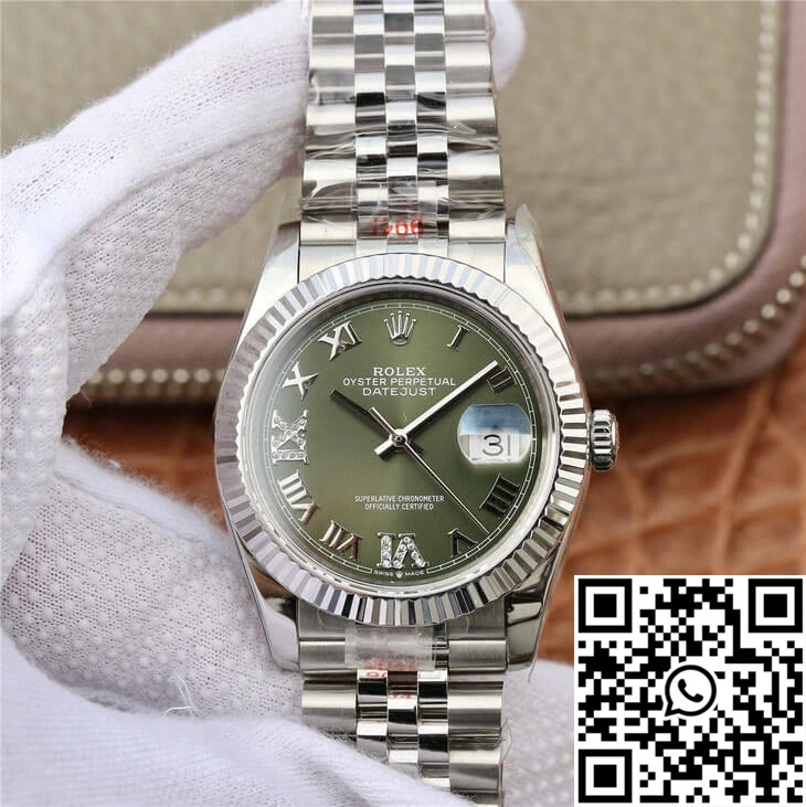 Rolex Datejust 36MM GM Factory Green Dial