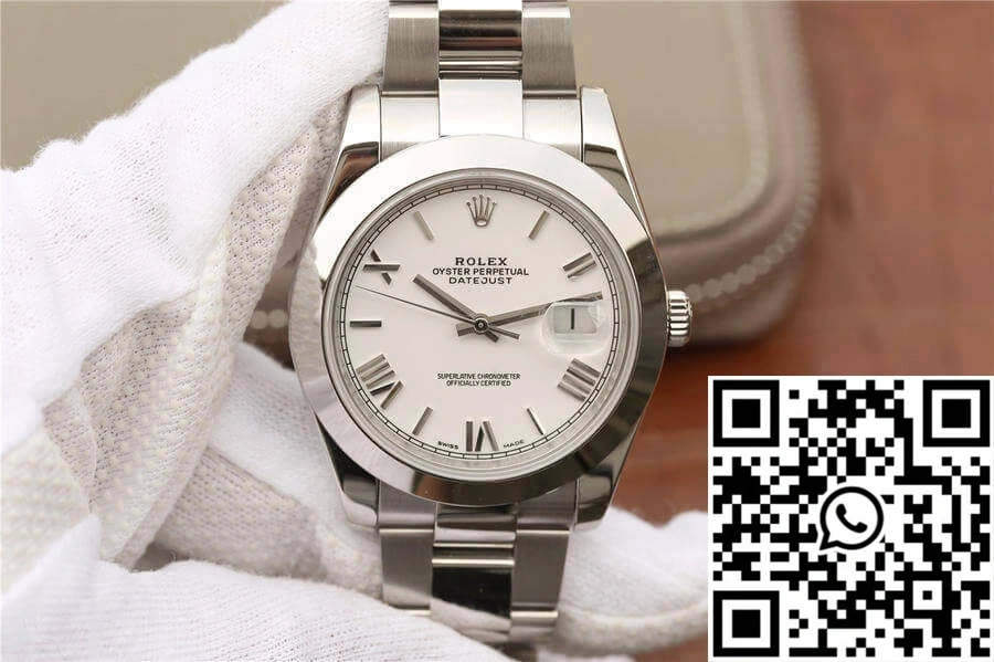 Rolex Datejust 41MM EW Factory White Dial