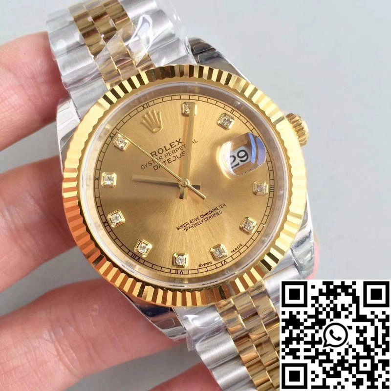 Rolex Datejust II 116333 41MM EW Factory Champagne Dial