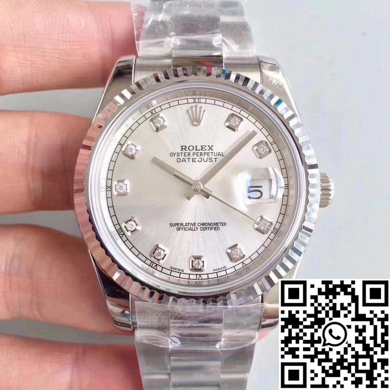 Rolex Datejust II 116334-0009 41MM EW Factory Silver Dial