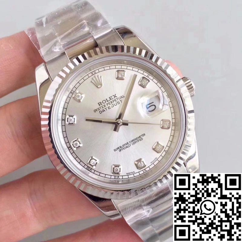 Rolex Datejust II 116334-0009 41MM EW Factory Silver Dial