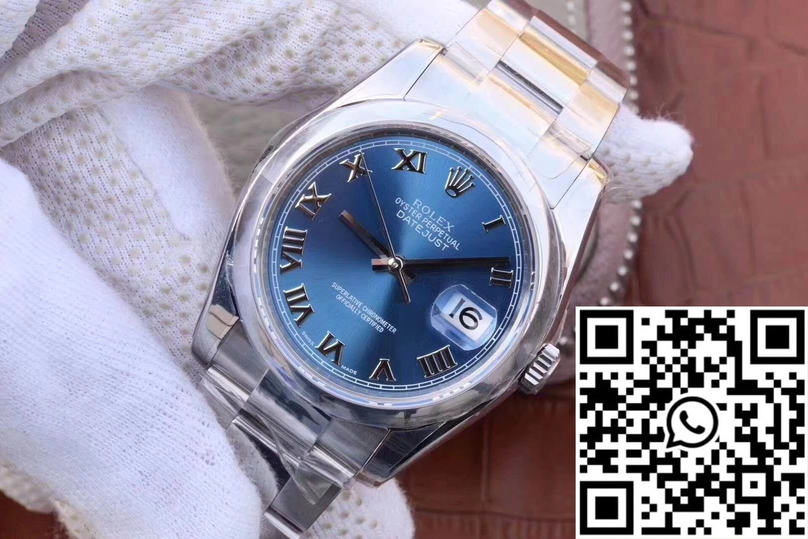 Rolex Datejust II 116334 36MM AR Factory Blue Dial