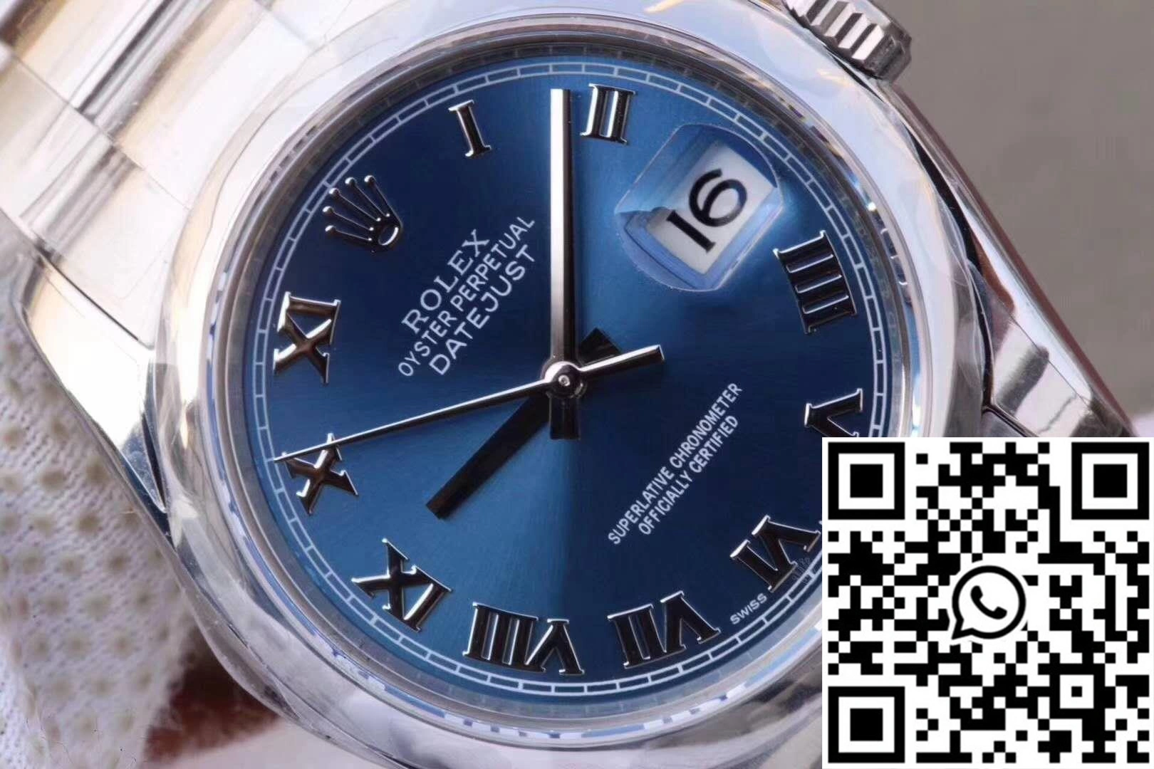 Rolex Datejust II 116334 36MM AR Factory Blue Dial
