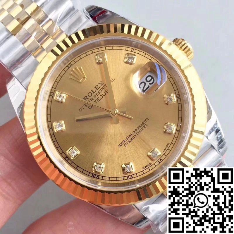 Rolex Datejust II M126333-0012 41MM EW Factory Champagne Dial