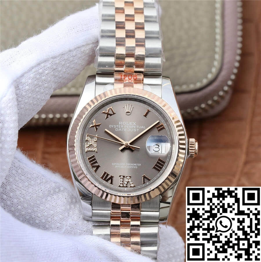 Rolex Datejust M126231-0023 36MM GM Factory Grey Dial