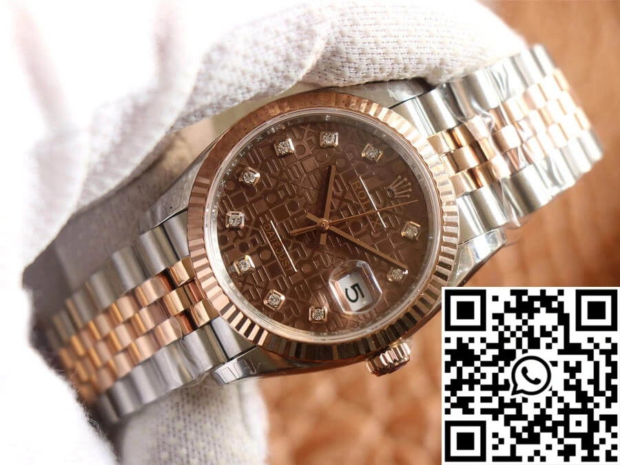 Rolex Datejust M126231-0025 EW Factory Diamond Chocolate Color Dial