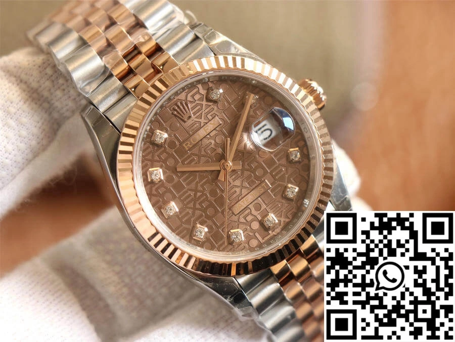 Rolex Datejust M126231-0025 EW Factory Diamond Chocolate Color Dial