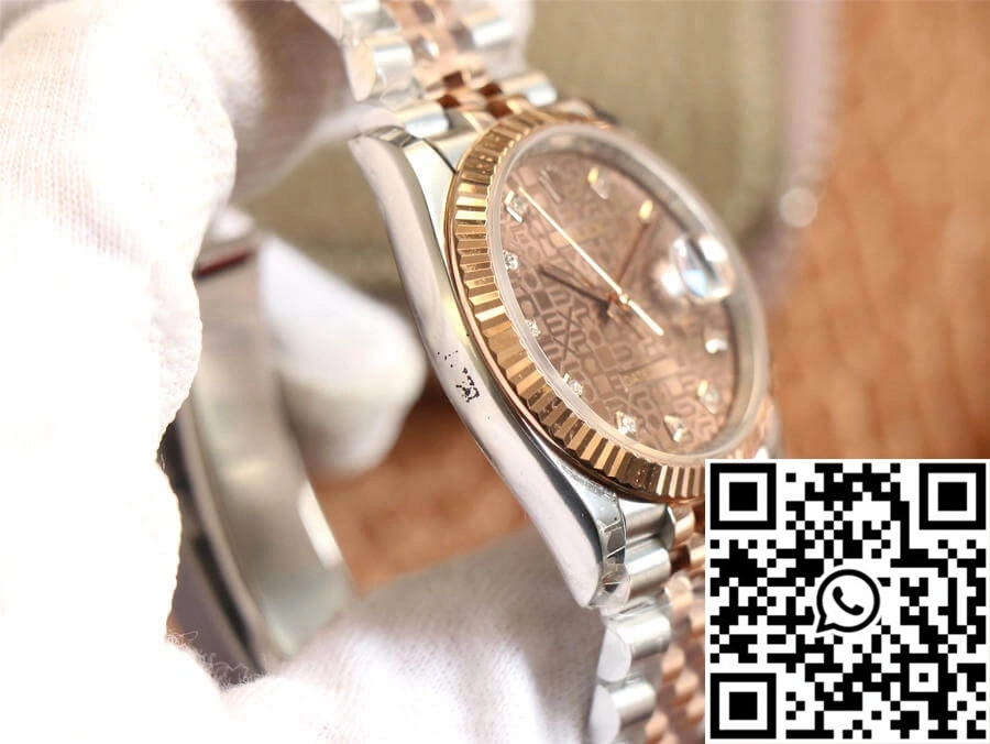 Rolex Datejust M126231-0025 EW Factory Diamond Chocolate Color Dial