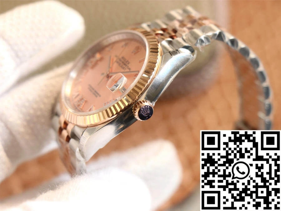 Rolex Datejust M126231-0027 EW Factory Diamonds Rose Gold Dial